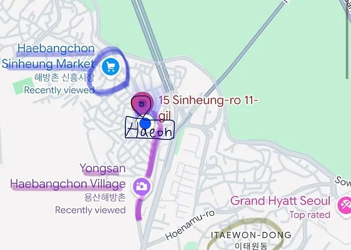 Haeon Hbc Itaewon, Namsan Tower, Station Appartement *